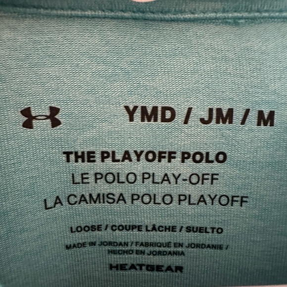 NWT Under Armour Boys Medium Polo - Picture 3 of 3
